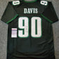 Philadelphia Eagles Jordan Davis Autographed Signed Jersey Jsa Coa