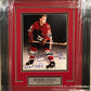 Framed Signed Inscribed Bobby Hull Chicago Blackhawks 8X10 Photo Jsa Coa