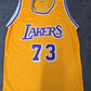 Los Angeles Lakers Dennis Rodman Autographed Signed Jersey Jsa Holo