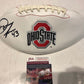 Darron Lee Autographed Signed Ohio State Buckeyes Logo Football Jsa Coa