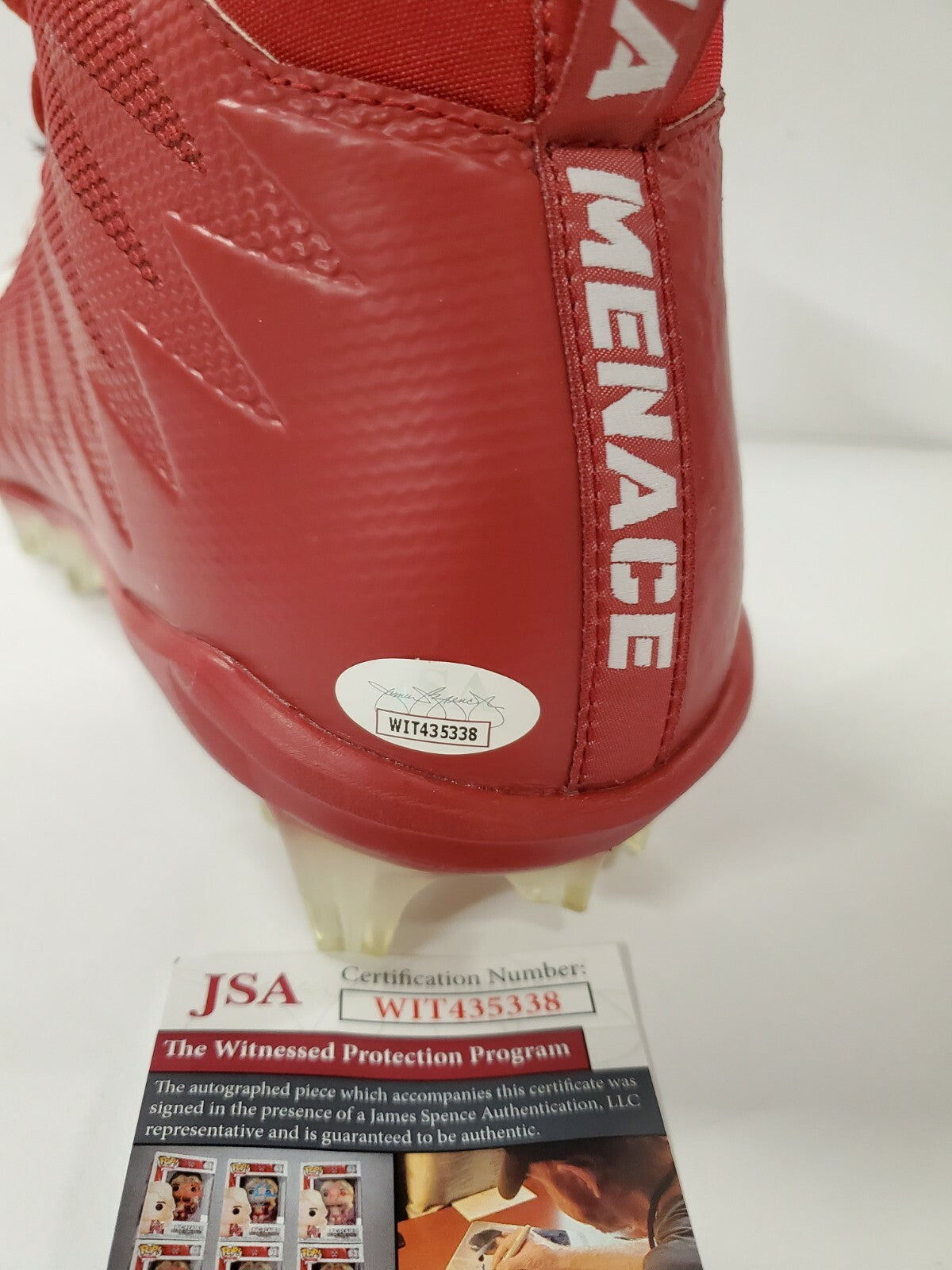 Oklahoma Sooners Marquise Brown Autographed Signed Nike Cleat Jsa Coa