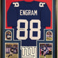 Framed N.Y. Giants Evan Engram  Autographed Signed Jersey Jsa Coa