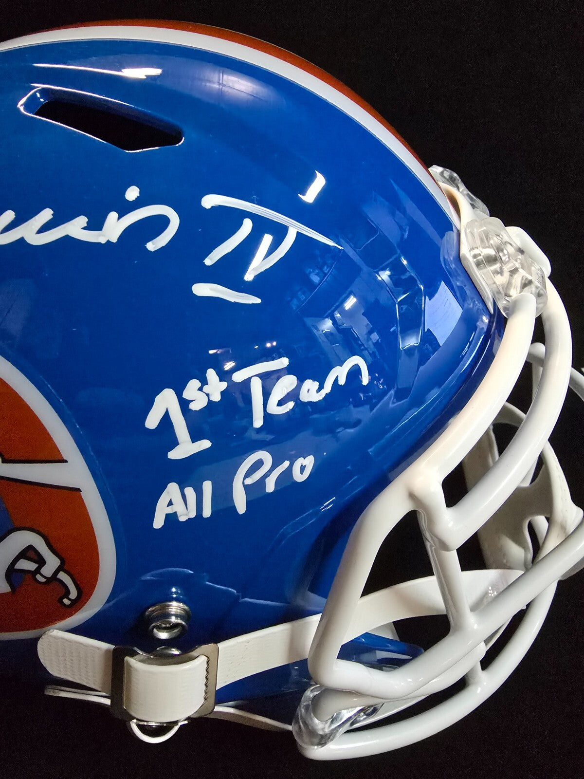 Denver Broncos Pat Surtain Ii Signed Insc Replica Full Size Helmet Beckett
