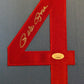 Framed Montreal Expos Pete Rose Autographed Signed Jersey Jsa Coa