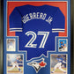 Framed Toronto Blue Jays Vladamir Guerrero Jr Autographed Signed Jersey Jsa Coa