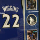 Framed Andrew Wiggins Autographed Signed Minnesota Timberwolves Jersey Jsa Coa