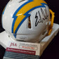 San Diego Chargers Eric Weddle Signed Speed Mini Helmet Jsa Coa