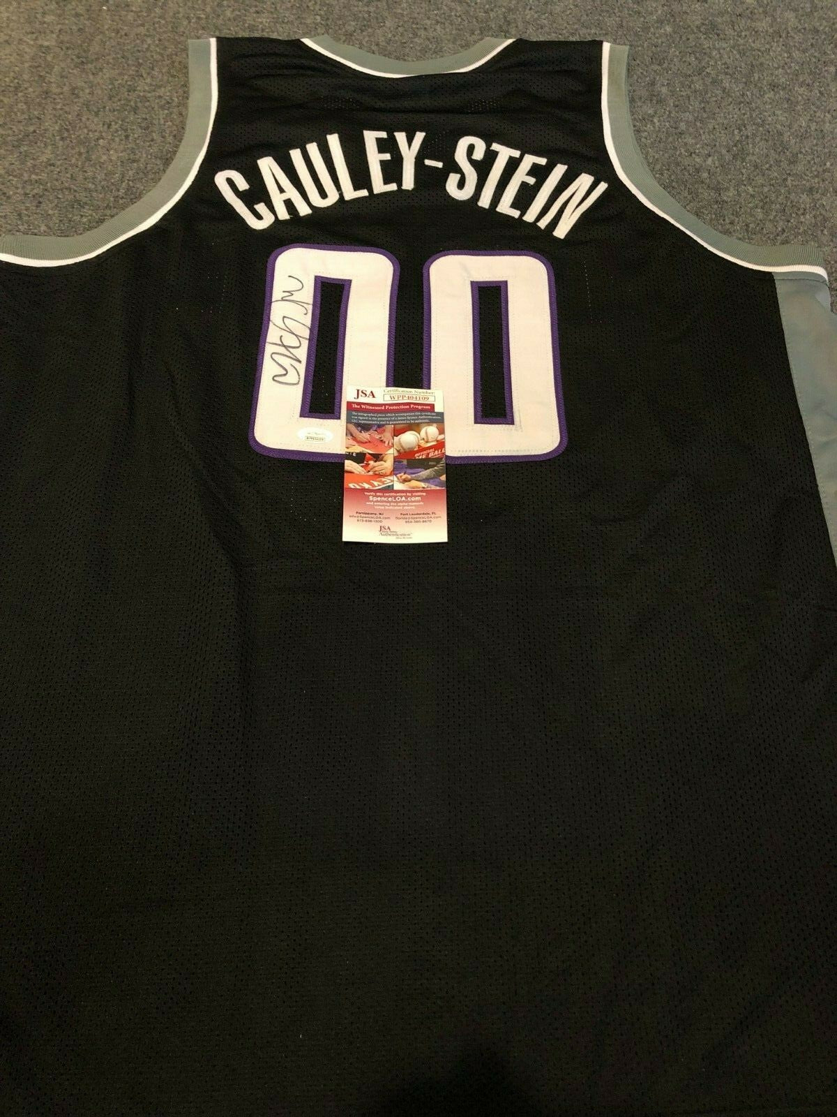 Sacramento Kings Willie Cauley Stein Autographed Signed Jersey Jsa Coa