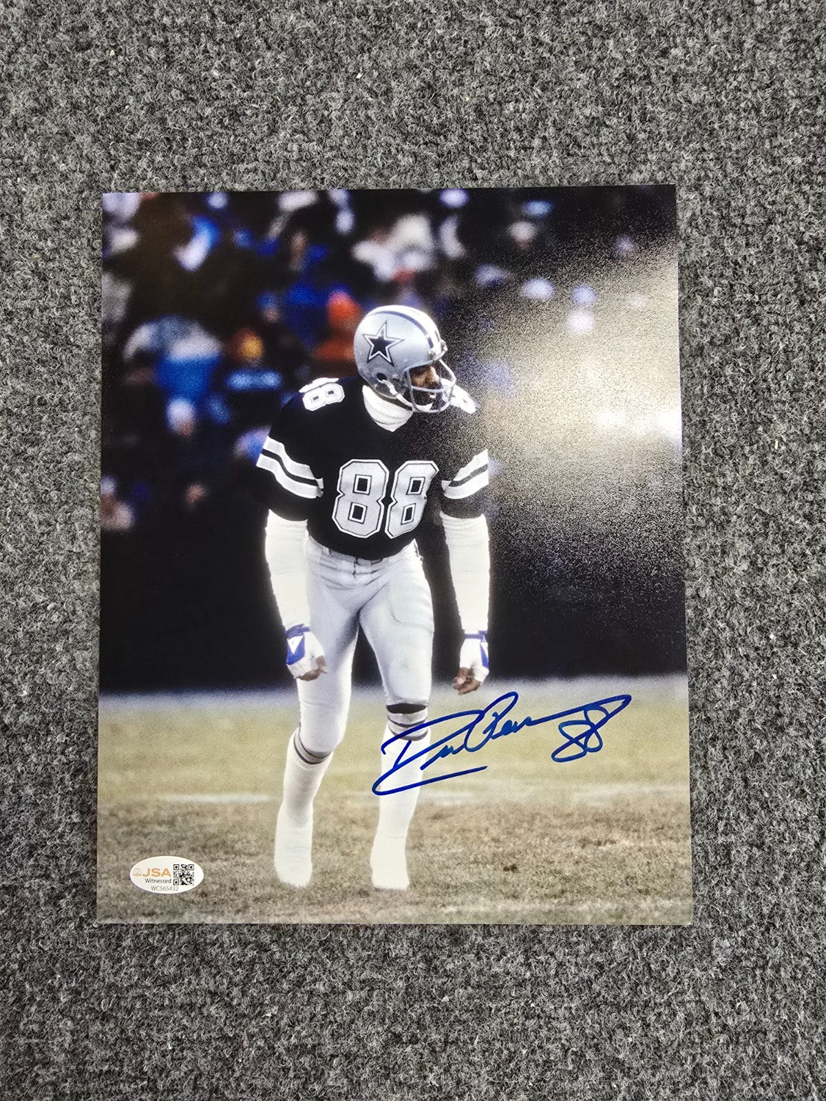Dallas Cowboys Drew Pearson Autographed Signed Inscribed 8X10 Photo Jsa Coa