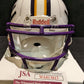 Lsu Tigers Patrick Queen Autographed Speed Mini Helmet Jsa Coa