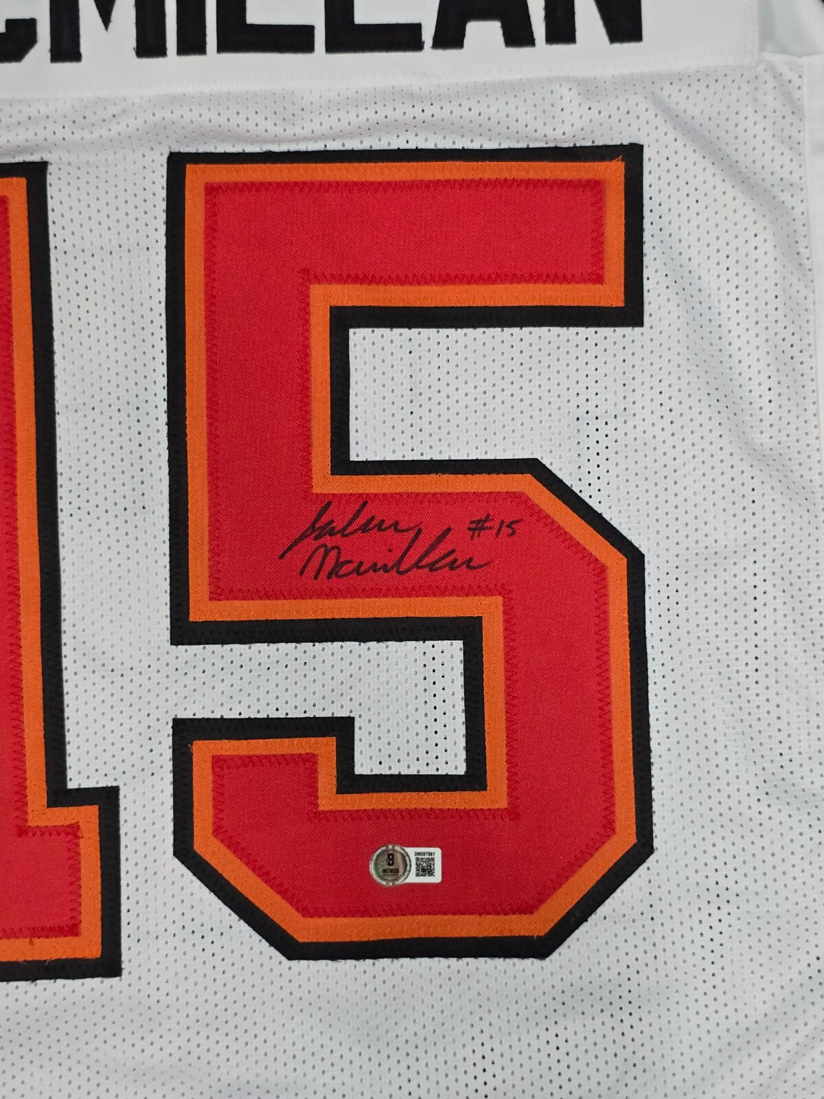Tampa Bay Buccaneers Jalen Mcmillan Autographed Signed Jersey Beckett Holo
