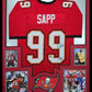 Framed Tampa Bay Buccaneers Warren Sapp Autographed Signed Jersey Beckett Holo