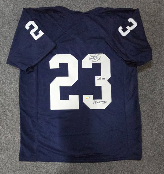 Penn State Nittany Lions Matt Shuey Autographed 2X Inscribed Jersey Beckett Holo