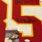 Kansas City Chiefs Christian Okoye Autographed Signed Inscribedjersey Jsa Coa