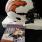 Kj Hamler Autographed Orange Signed Denver Broncos Lunar Mini Helmet Jsa Coa