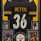 Framed Pittsburgh Steelers Jerome Bettis Autographed Signed Jersey Jsa Coa