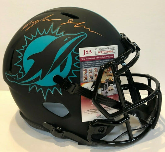 Myles Gaskin Signed Miami Dolphins Full Size Eclipse Replica Helmet Jsa Coa