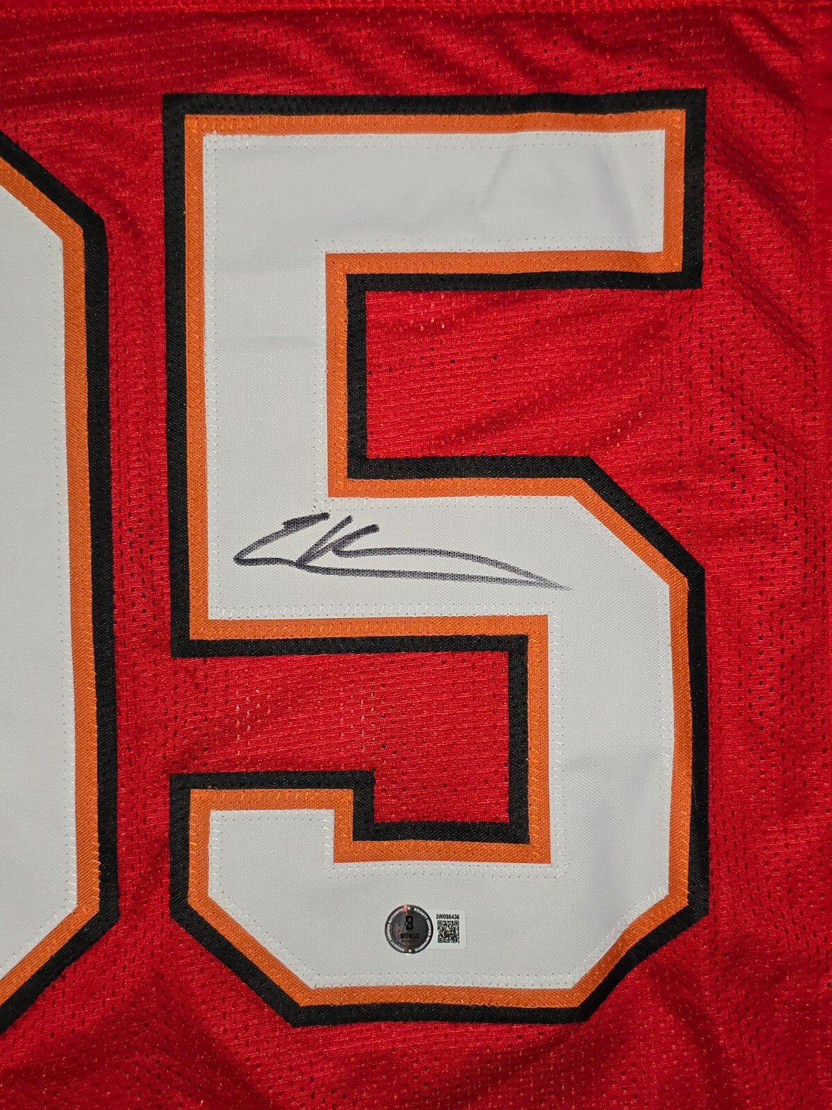 Tampa Bay Buccaneers Elijah Roberts Autographed Signed Jersey Beckett Holo
