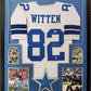 Framed Dallas Cowboys Jason Witten Autographed Signed Jersey Jsa Coa