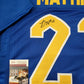 Pitt Panthers Damarri Mathis Autographed Signed Jersey Jsa Coa