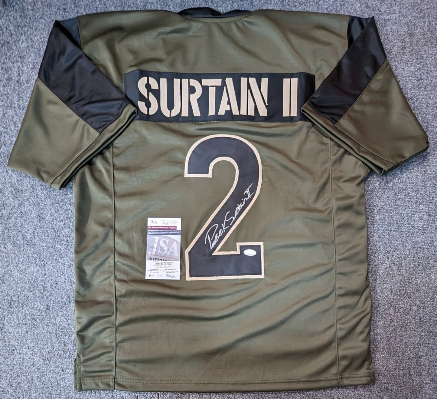 Denver Broncos Patrick Surtain Ii Autographed Signed Jersey Jsa  Coa