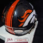 Denver Broncos Thomas Incoom Autographed Speed Mini Helmet Jsa Coa