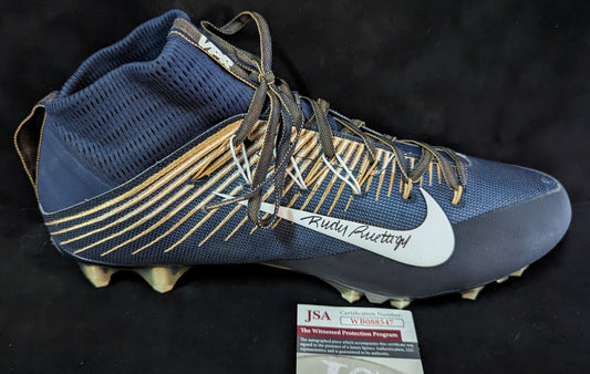 Notre Dame Fighting Irish Rudy Ruettiger Autographed Signed Cleat Jsa Coa