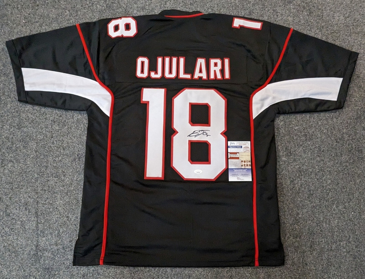 Arizona Cardinals Bj Ojulari Autographed Signed Jersey Jsa Coa