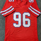 Buffalo Bills Carlos "Boogie" Basham Jr Autographed Signed Jersey Jsa Coa