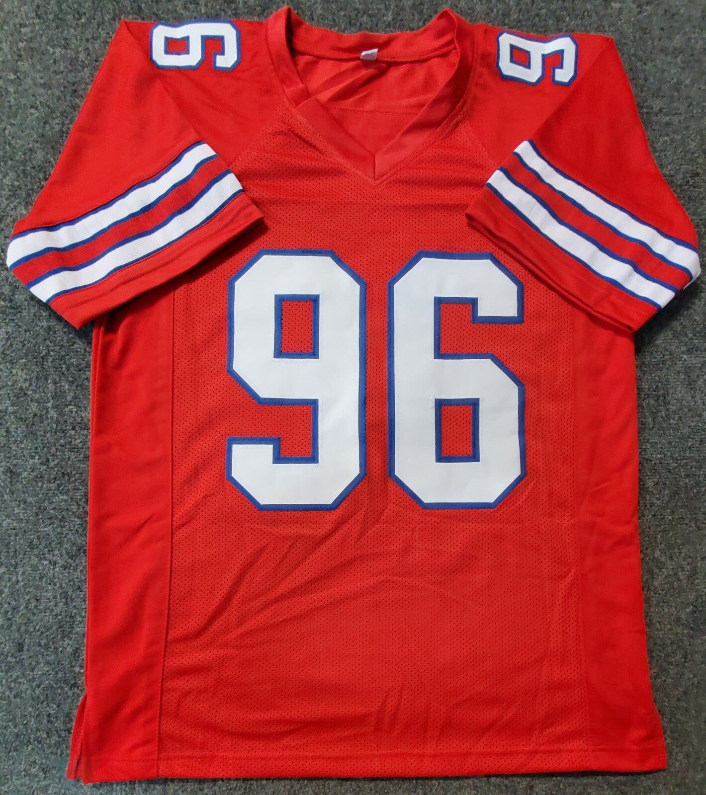 Buffalo Bills Carlos "Boogie" Basham Jr Autographed Signed Jersey Jsa Coa