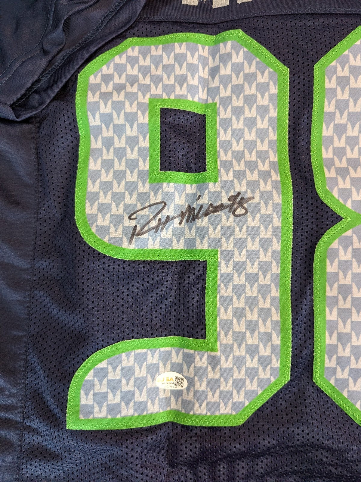 Seattle Seahawks Rylie Mills Autographed Signed Jersey Jsa Coa