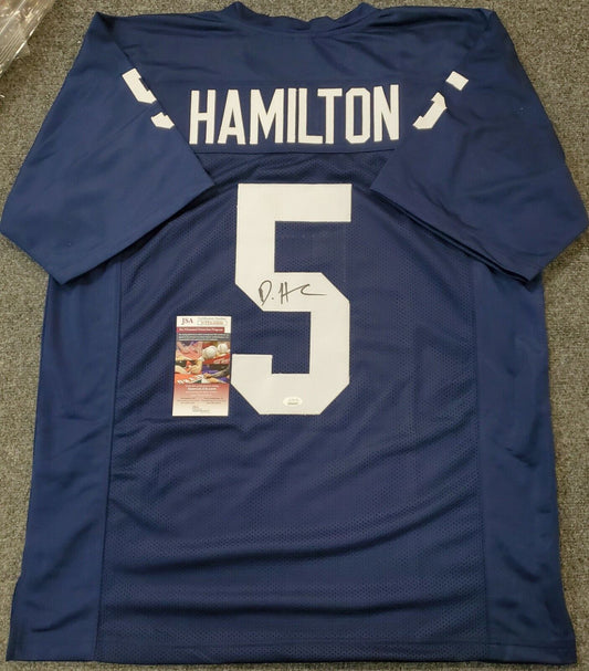 MVP Authentics Penn State Daesean Hamilton Autographed Signed Jersey Jsa Coa 98.10 sports jersey framing , jersey framing