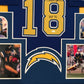 Framed Charlie Joiner Autographed Signed Insc San Diego Chargers Jersey Jsa Coa