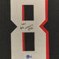 Framed Atlanta Falcons Kyle Pitts Autographed Jersey Beckett Holo