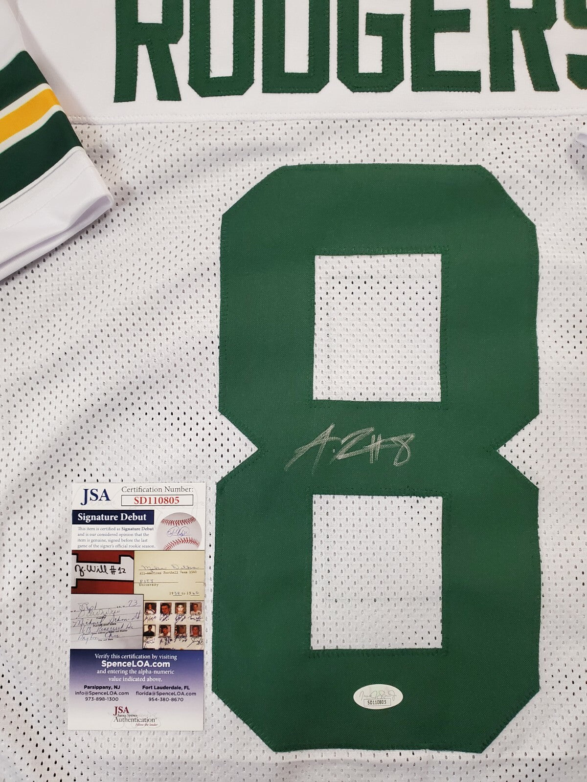 Green Bay Packers Amari Rodgers Autographed Signed Jersey Jsa Coa