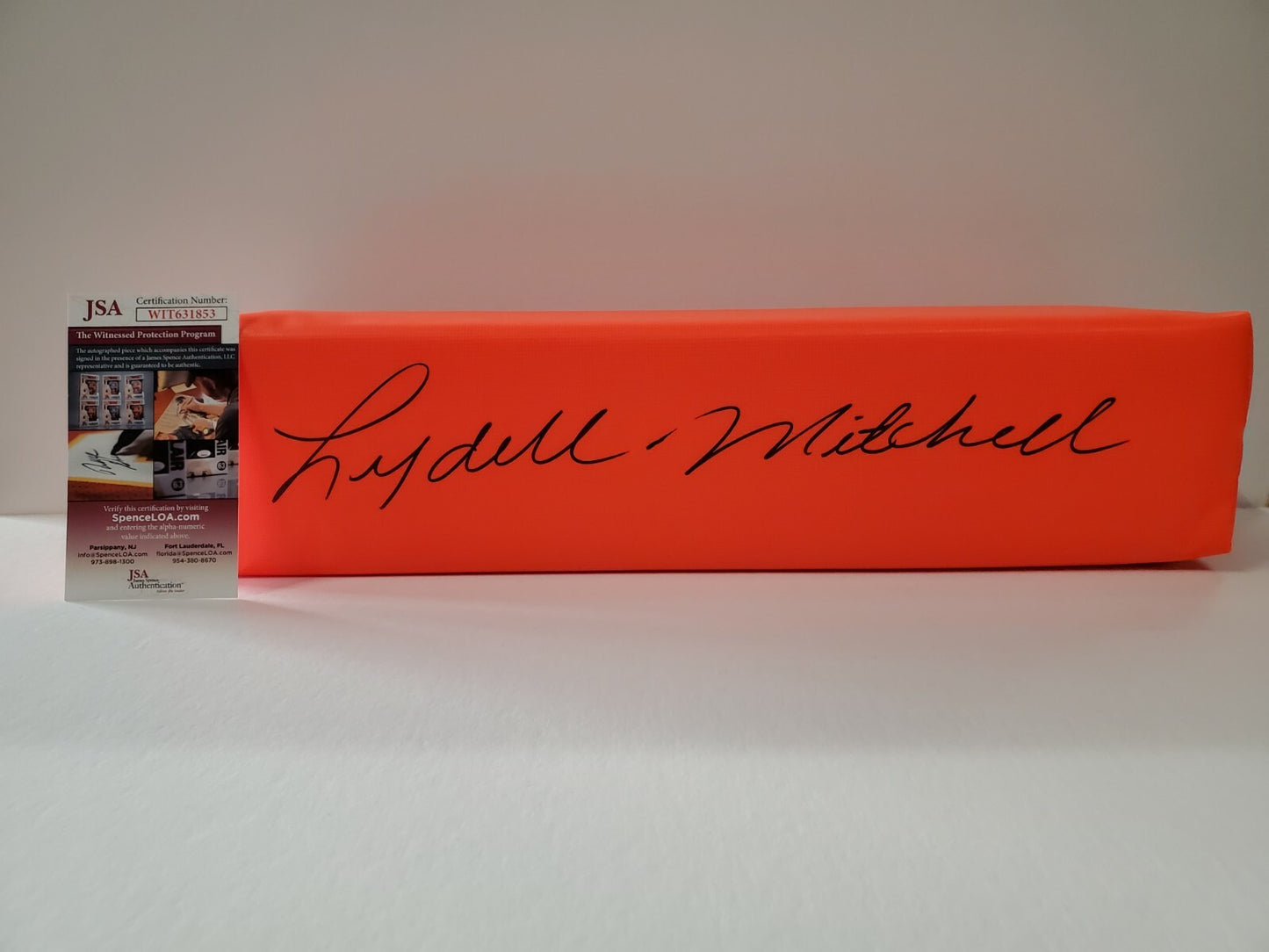 Indianapolis Colts Lydell Mitchell Autographed Signed Pylon Jsa Coa