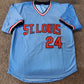 St Louis Cardinals Style Whitey Herzog Autographed Signed Custom Jersey Jsa Coa