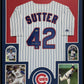 Framed Chicago Cubs Bruce Sutter Autographed Signed Jersey Beckett Holo
