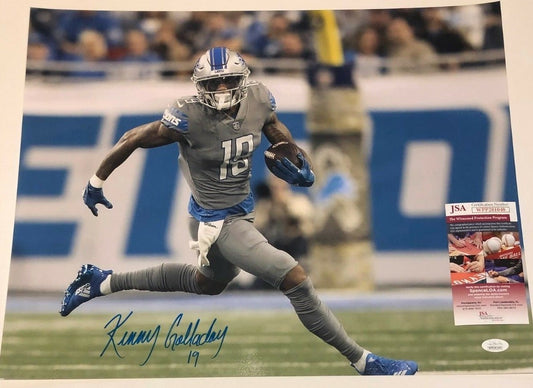 Detroit Lions Kenny Golladay Autographed Signed 16X20 Photo Jsa  Coa