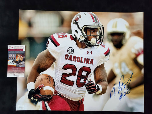 South Carolina Gamecocks Mike Davis Autographed Signed 16X20 Photo Jsa  Coa
