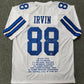 Dallas Cowboys Michael Irvin Autographed Signed Stat Jersey Beckett Holo