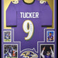 Framed Baltimore Ravens Justin Tucker Autographed Signed Jersey Jsa Coa