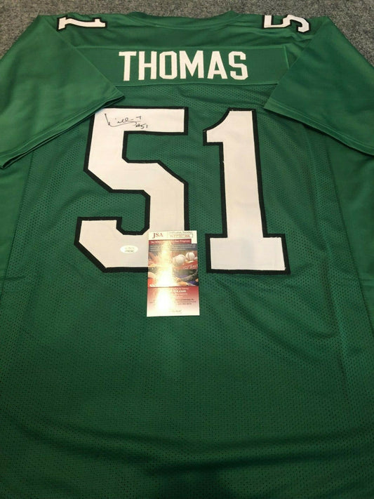 Philadelphia Eagles Willie Thomas Autographed Signed Jersey Jsa  Coa