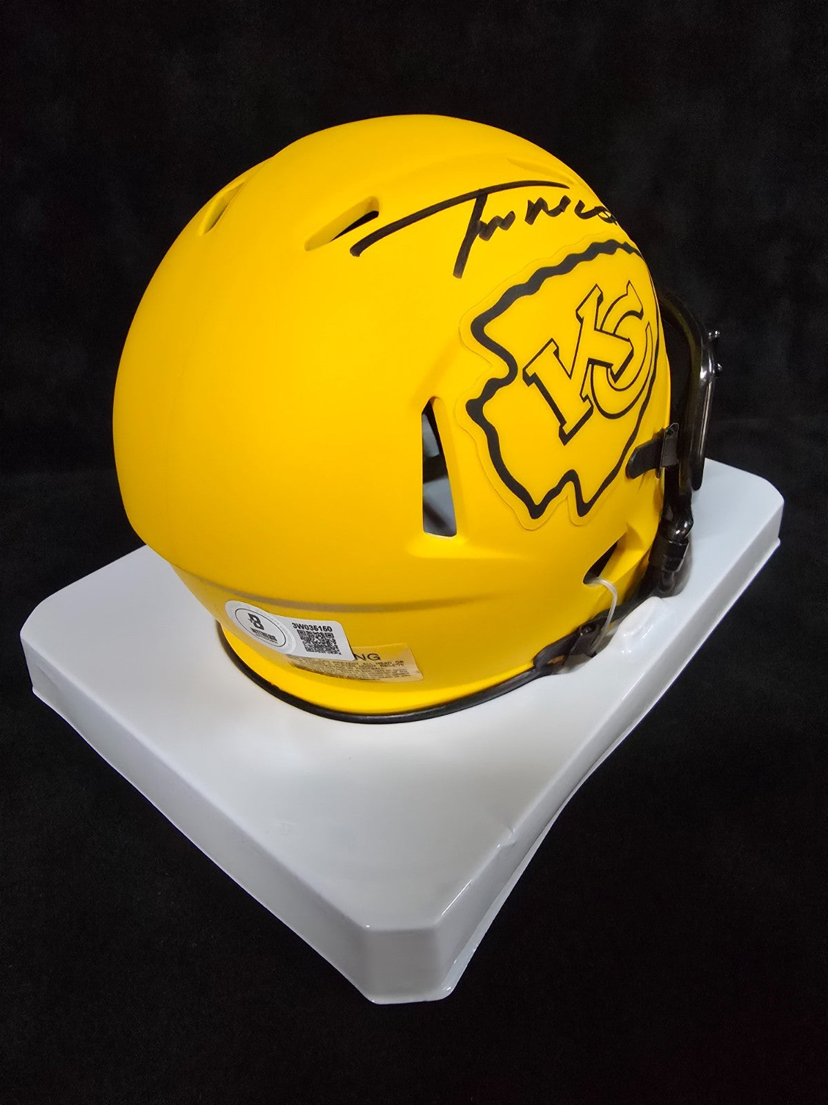 Kansas City Chiefs Trent Mcduffie Autographed Signed Rave Mini Helmet Beckett