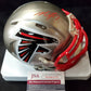 Atlanta Falcons Michael Vick Autographed Signed Flash Mini Helmet Jsa Coa
