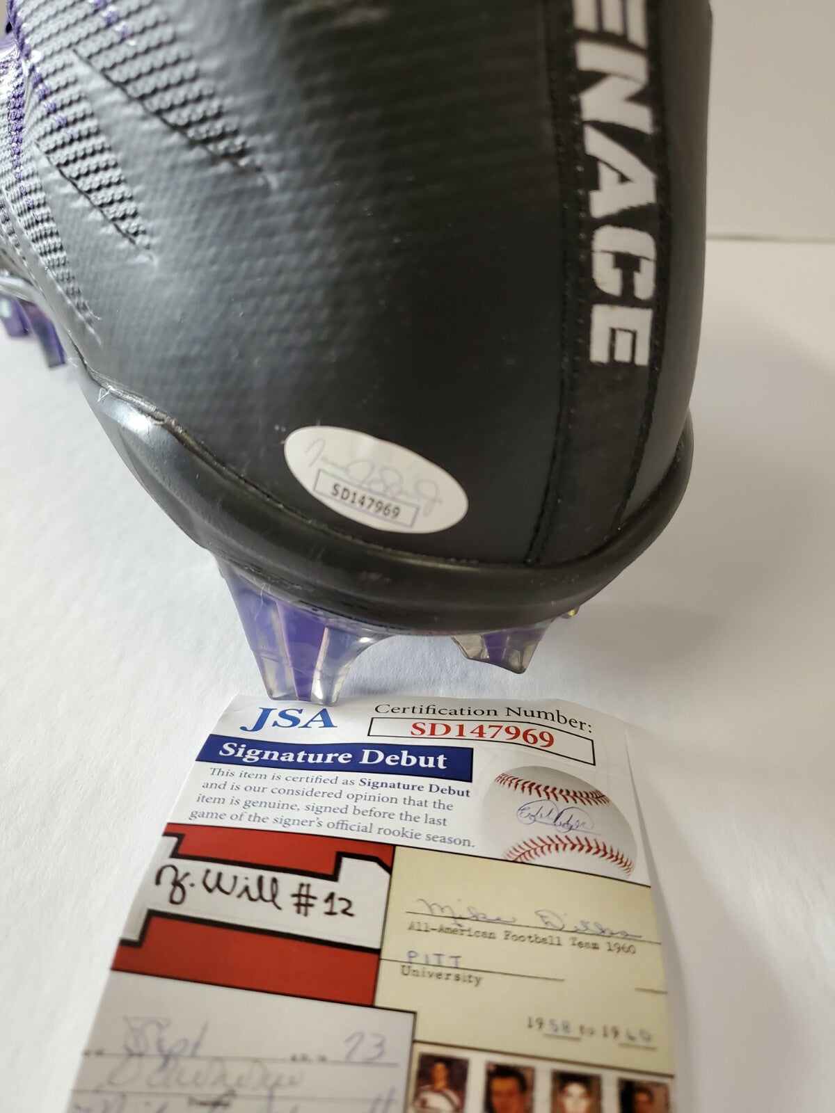 Odafe Jayson Oweh Autographed Signed Cleat Jsa Coa