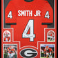 Framed Georgia Bulldogs Nolan Smith Jr Autographed Signed Jersey Jsa Coa