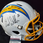 San Diego Chargers Eric Weddle Signed 3X Insc Full Size Speed Rep Helmet Jsa Coa