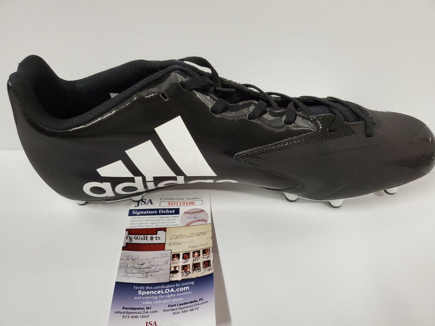 Javian Hawkins Autographed Signed Adidas Cleat Jsa Coa