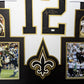 Framed New Orleans Saints Marques Colston Autographed Signed Jersey Jsa Coa